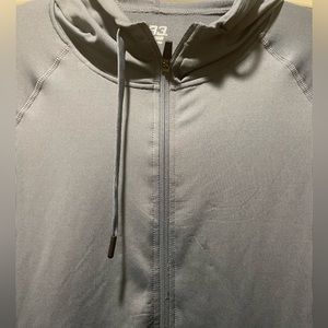 AB3 Performance Hooded Light Jacket, Full Zipper, Men’s XL Gray. NWT UV Protect.